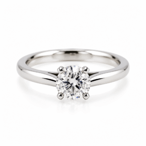 0.40ct Round Brilliant Cut Diamond Solitaire Ring