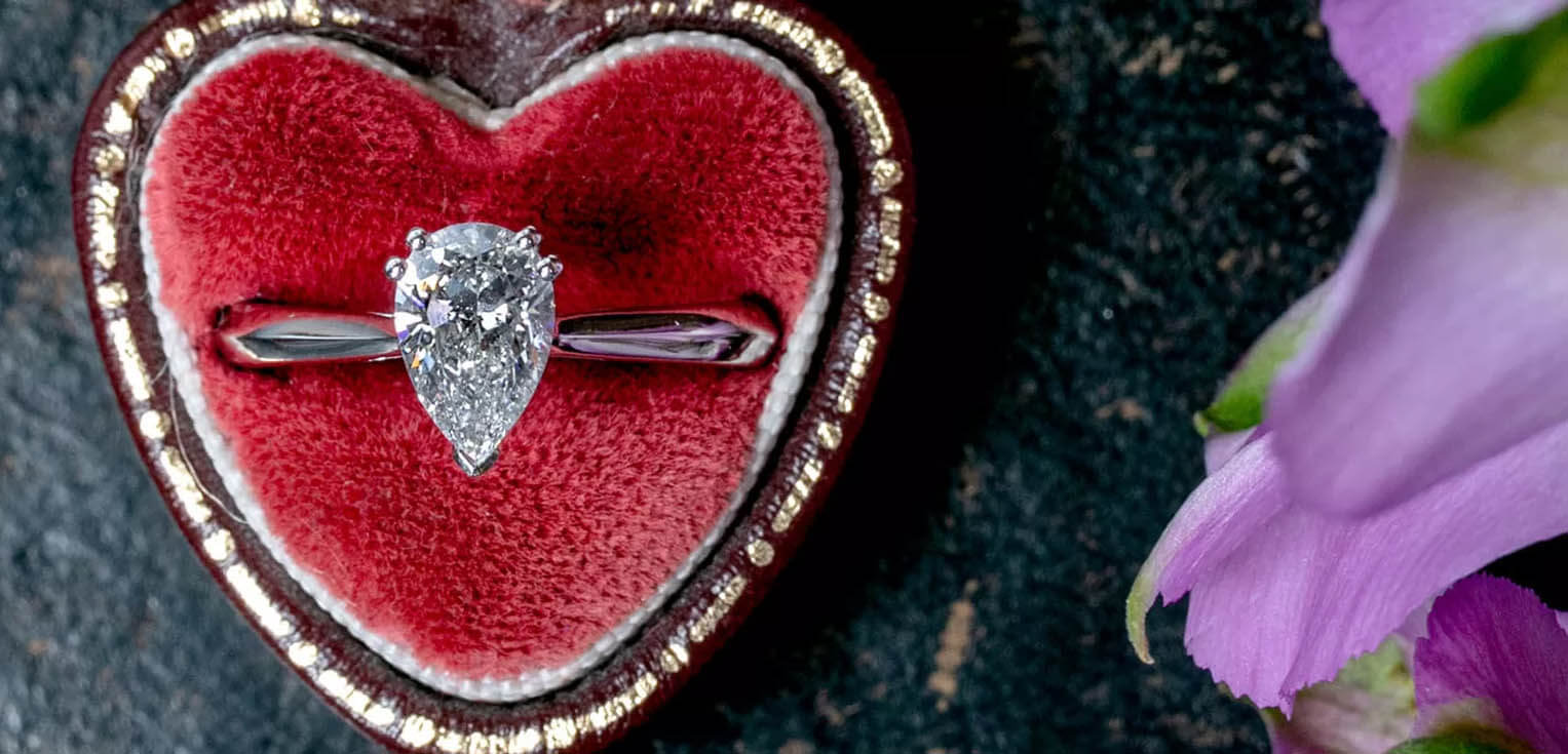 Timeless Pear Shaped Engagement Rings