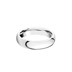 Platinum Heavy Court Wedding Band
