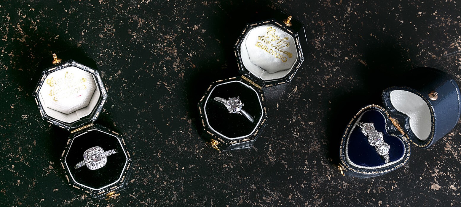 Elegant Engagement Rings Guildford Surrey Cry for the Moon