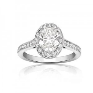 Halo Diamond Engagement Rings