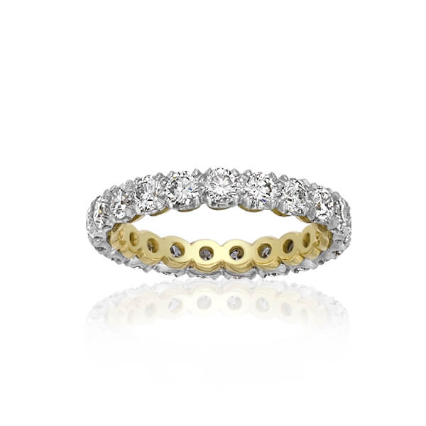 2.21ct Round Brilliant Cut Diamond Full Eternity Ring