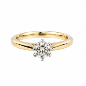 0.60ct Round Brilliant Cut Diamond Solitaire Ring